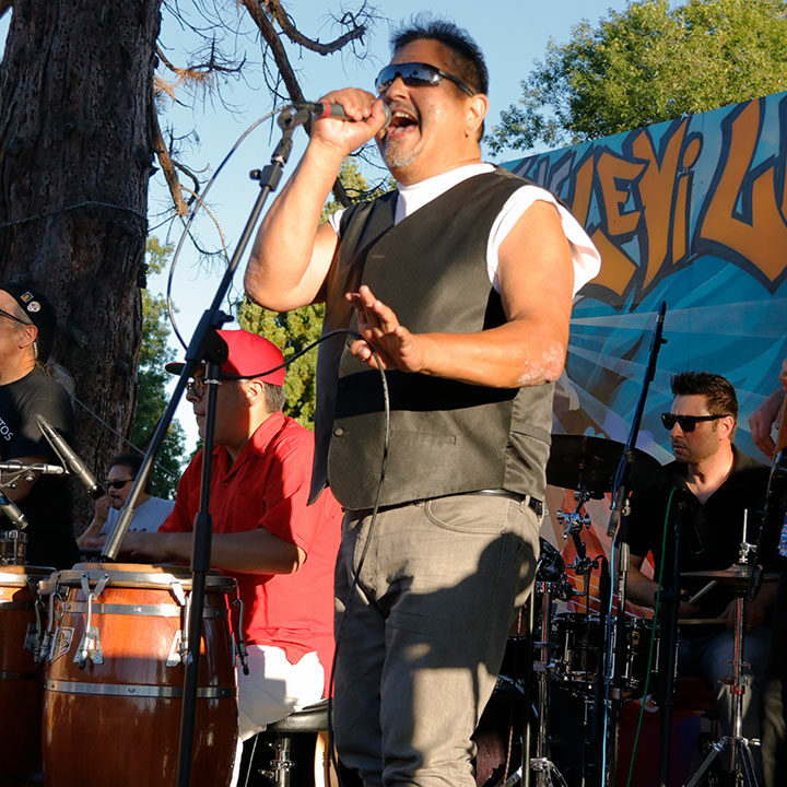 LATIN ROCKERS Momotombo SF, a Bay Area band with members from Santana and Malo, bring the sounds of the era to life at Hood Mountain's Friday show on July 28. They'll play the Raven Theater audience on Aug. 5.